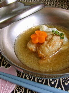 鶏と揚げ餅のみぞれ椀-レシピのメイン写真