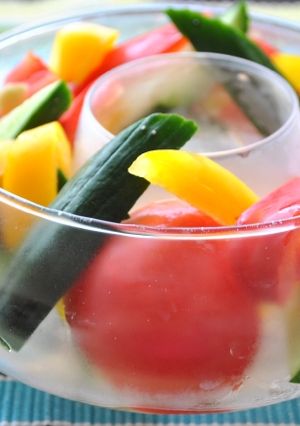 ☆冷んやり夏野菜ディップ☆-レシピのメイン写真