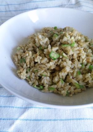 *オクラと納豆の健康チャーハン*-レシピのメイン写真