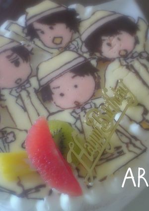 嵐にしやがれ！☆キャラケーキ-レシピのメイン写真