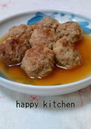 ほっこり美味しい和風スープ肉団子-レシピのメイン写真