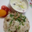 ウマウマ☆豚ばらガーリックチャーハン
