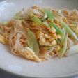 卵と野菜のピリ辛そうめんチャンプル