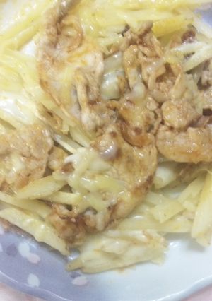 ☆じゃがいもと豚肉のケチャップ焼き☆-レシピのメイン写真