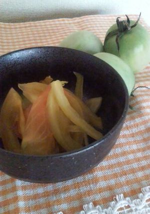 青トマトのカレーピクルス-レシピのメイン写真