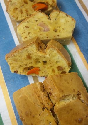 肉味噌とホタテの和風ケークサレ-レシピのメイン写真