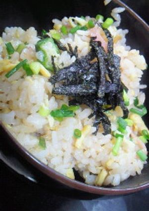 余ったそうめんの具でジンジャー焼き飯♪-レシピのメイン写真