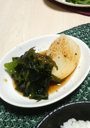玉ねぎとわかめのすぐ出来びたし☆-レシピのメイン写真