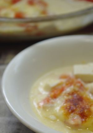 切って並べて、豆腐とトマトのオーブン焼き-レシピのメイン写真