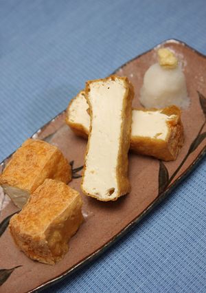 中はトロ～リ外はサクサクの手作り厚揚げ♪-レシピのメイン写真
