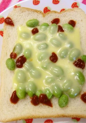 簡単★えだまめチーズトースト★-レシピのメイン写真