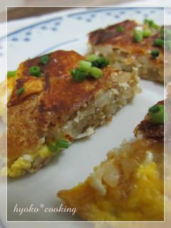 クリームチーズと冷ご飯のお焼き-レシピのメイン写真