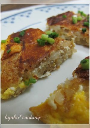 クリームチーズと冷ご飯のお焼き-レシピのメイン写真