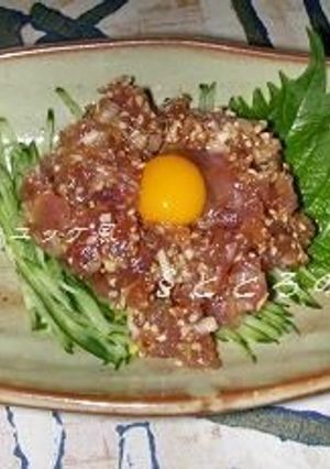 まぐろのユッケ風-レシピのメイン写真