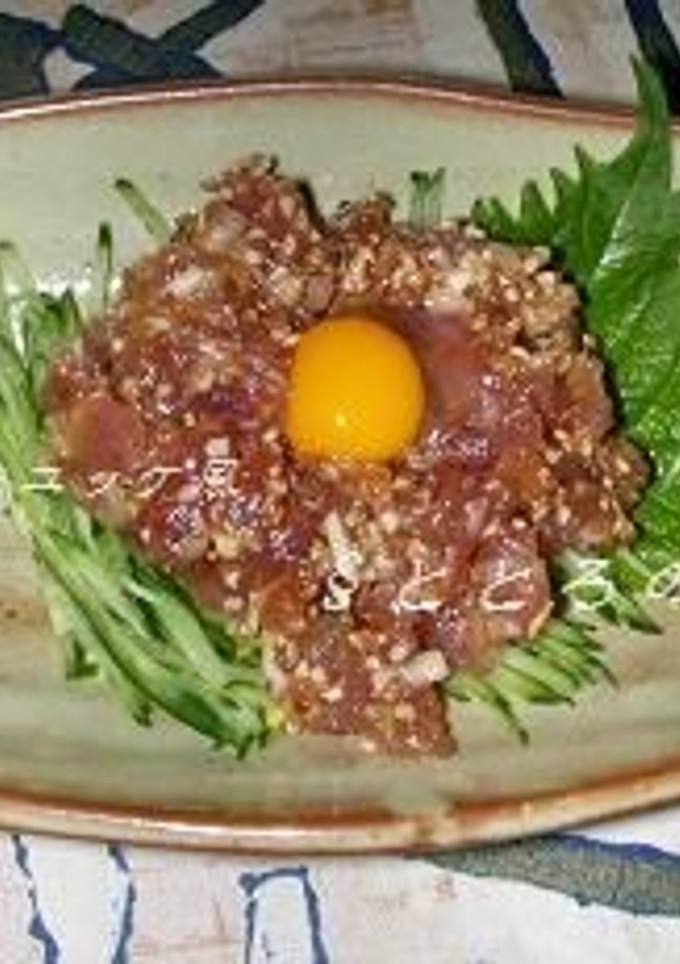 まぐろのユッケ風-レシピのメイン写真