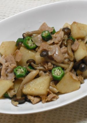 豚肉と長芋の中華風炒め-レシピのメイン写真