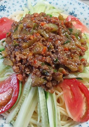 ジャージャーパスタ-レシピのメイン写真