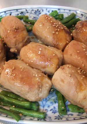 肉巻き☆キリタンポ-レシピのメイン写真