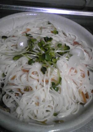 なめたけそうめん-レシピのメイン写真