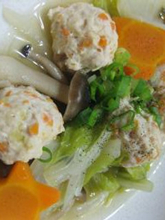 クリームチーズ鶏団子のスープ煮-レシピのメイン写真