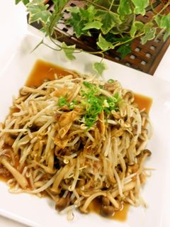 もやし♡牛肉の焼肉のたれ炒め-レシピのメイン写真