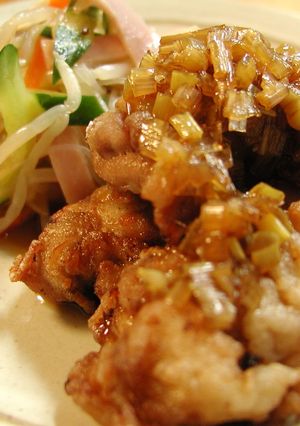 豚薄切り肉のから揚げ～香味ソース～-レシピのメイン写真