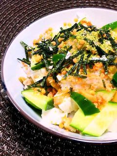 簡単☆ヘルシー☆豆腐入り冷やし鮭茶漬け☆-レシピのメイン写真