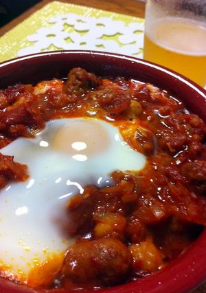 情熱のフラメンカエッグ-レシピのメイン写真