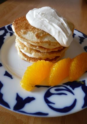 オレンジ香るパンケーキのデザート -レシピのメイン写真