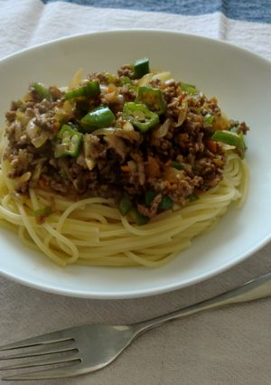 残り野菜で「和風ミートスパゲティ」-レシピのメイン写真