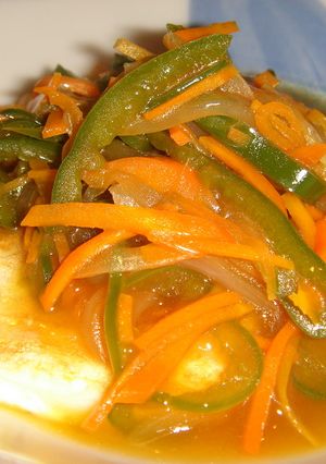 卵の野菜たっぷりあんかけ-レシピのメイン写真