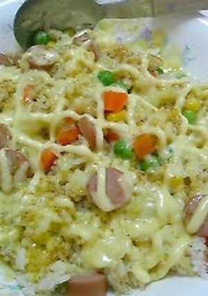 レンジで★スパイシー☆チーズカレードリア-レシピのメイン写真