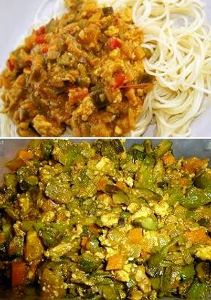 夏野菜イッパイのドライカレー♪-レシピのメイン写真
