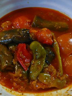 ナスとトマトのカレー-レシピのメイン写真