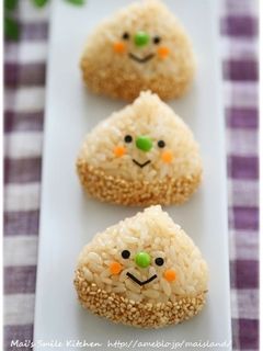 栗くんおにぎり*キャラ弁-レシピのメイン写真