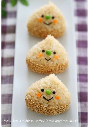 栗くんおにぎり＊キャラ弁-レシピのメイン写真