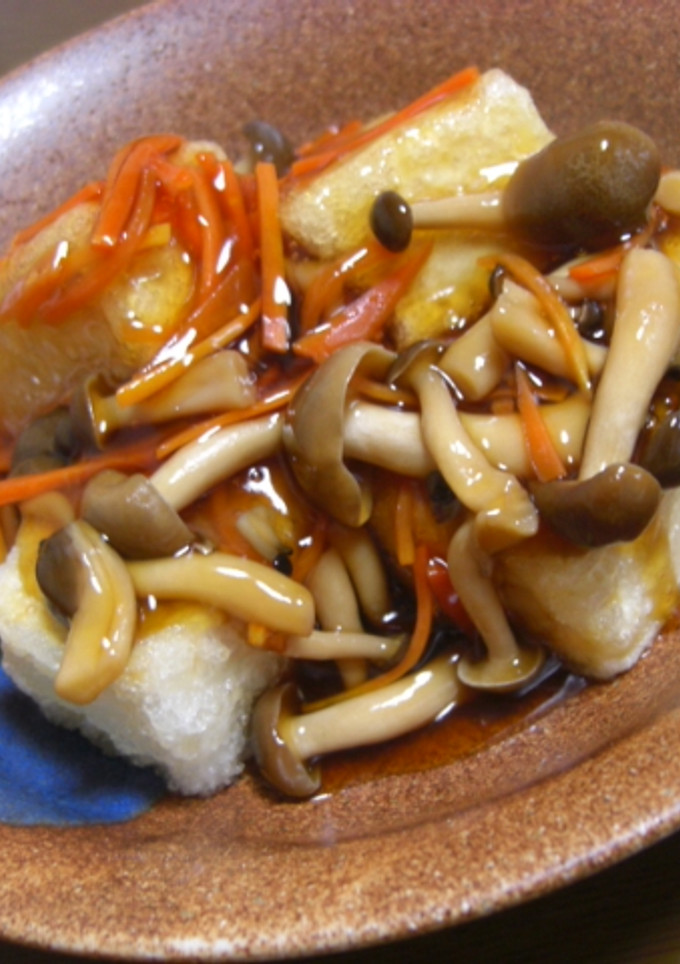 揚げだし豆腐のきのこあんかけ-レシピのメイン写真