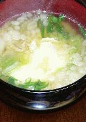 卵味噌汁-レシピのメイン写真