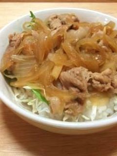超かんたん豚丼-レシピのメイン写真