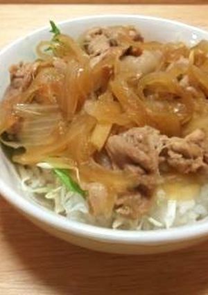 超かんたん豚丼-レシピのメイン写真