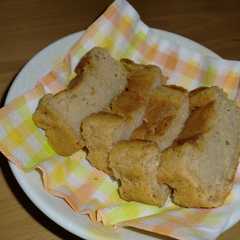รูปของ ごはんdeパウンドケーキ？チーズケーキ？