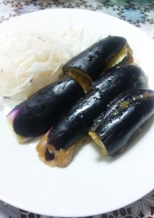 茄子の梅はさみ-レシピのメイン写真