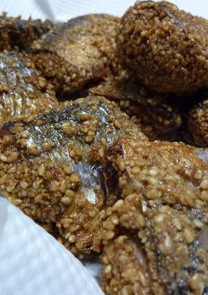 秋刀魚のごま揚げ-レシピのメイン写真
