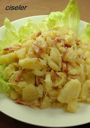 簡単 ホット ポテトサラダ-レシピのメイン写真