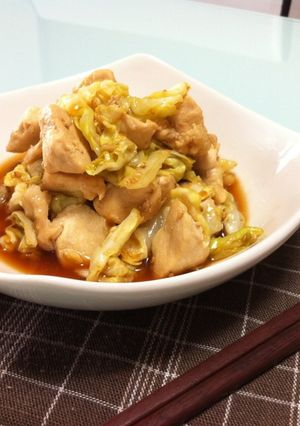 我が家の✿鶏肉とキャベツのピリ辛和え✿-レシピのメイン写真