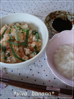 とろろ*サーモン丼-レシピのメイン写真