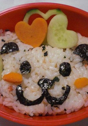 彩りごはんでくまちゃん弁当~鮭バージョン-レシピのメイン写真