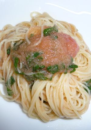 【 冷製明太子のカッペリーニ。】-レシピのメイン写真
