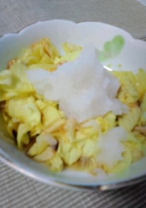 ＊花おくらのおろしポン酢和え＊-レシピのメイン写真