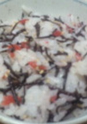 ひじきと梅のまぜご飯-レシピのメイン写真